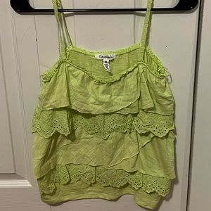 Aeropostale Ruffle Tank